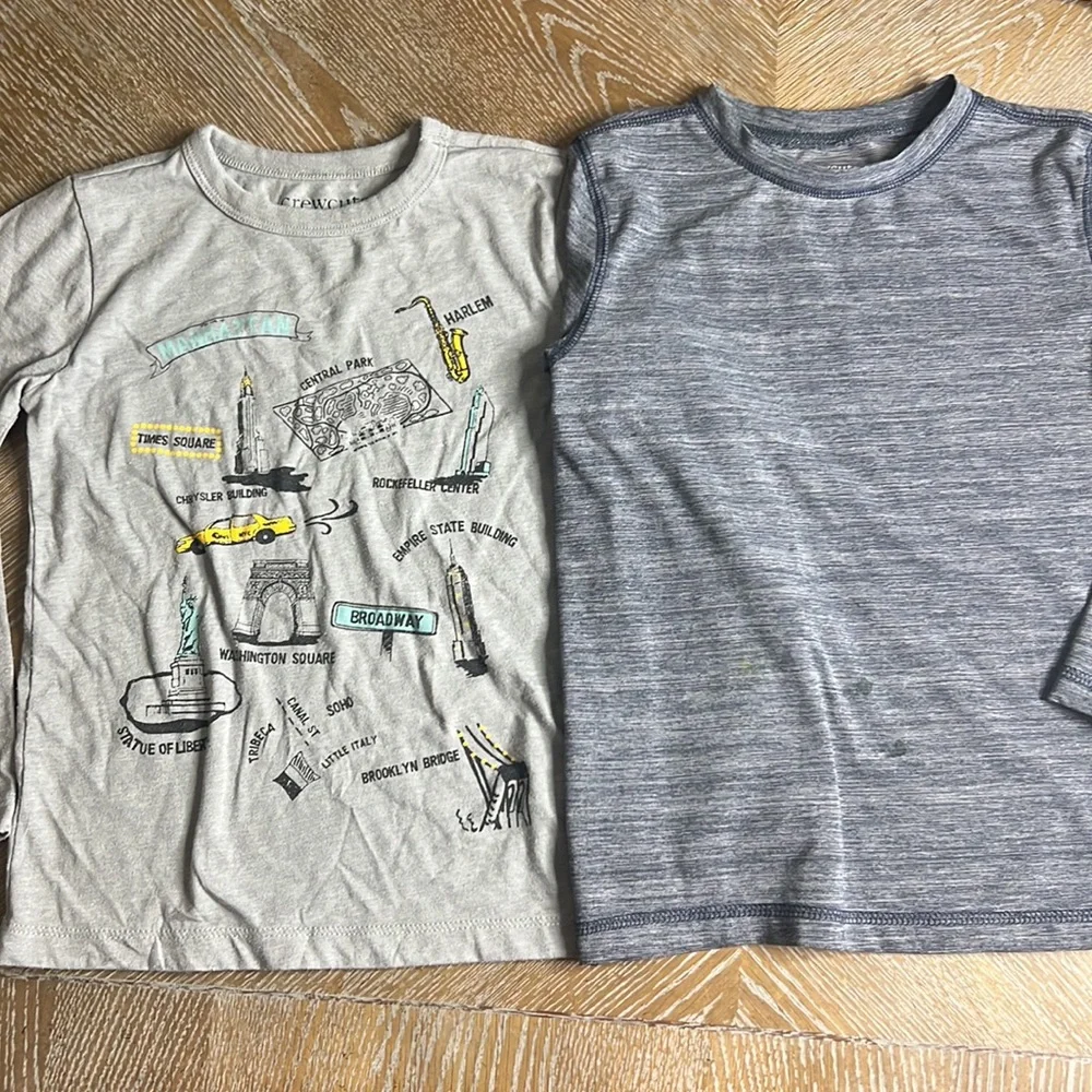 CREWCUTS Set of Two Longsleeve Tees 4/5